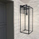 Branner 1 Light 24 inch Black Textured Outdoor Wall, Large